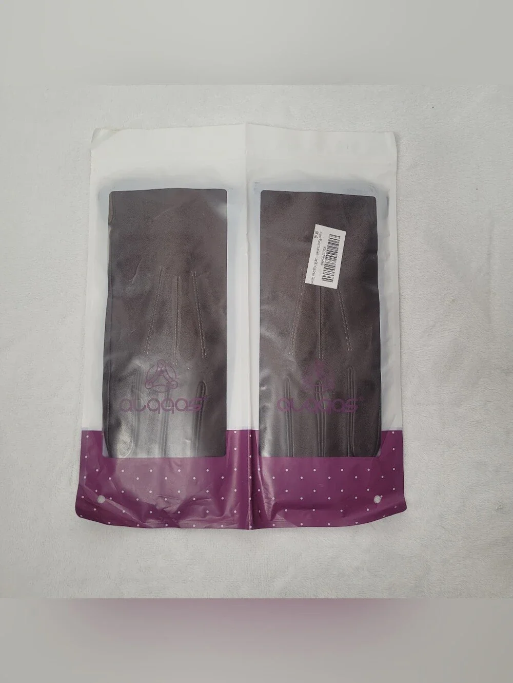 2XL Brown Leather Gloves Warm Cashmere Lining Touchscreen Autumn Fall Winter